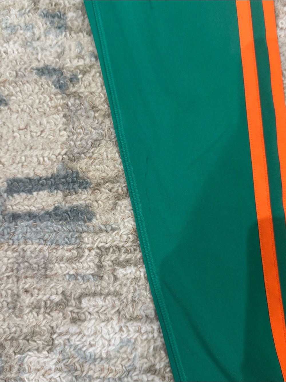 Adidas x FARM Rio AEROREADY 7/8 Leggings Green Orange - Picture 8 of 8